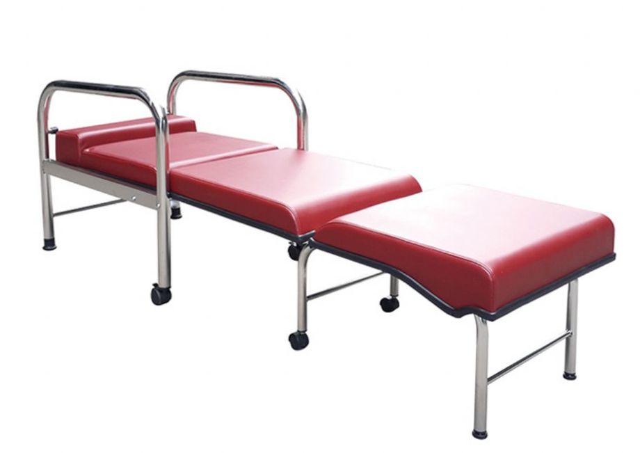 YH017-1 加寬型坐臥兩用陪伴床椅（不鏽鋼）1