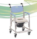 不銹鋼 推手型洗澡便器椅-JCS302