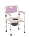 鐵製 軟墊收合便器椅-JCS102
